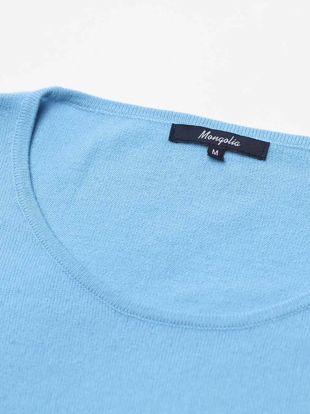 100% Mongolian Cashmere Scoop Neck Sweater