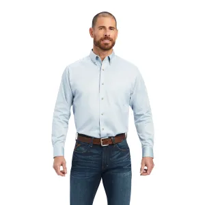 10042077 Ariat Men's Solid Twill Classic LS Shirt Cashmere