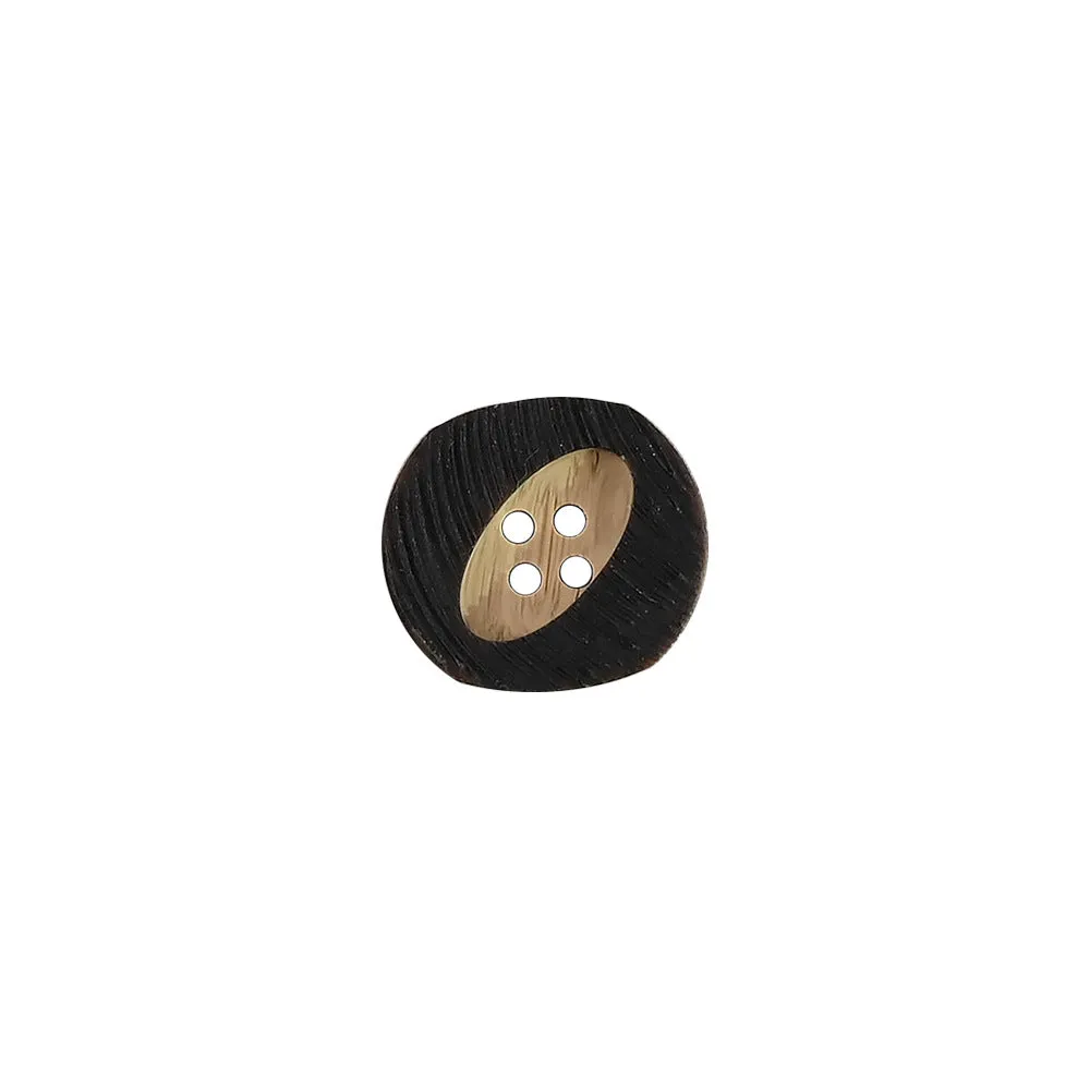 18-28mm Imitation Wood Grain Vintage Resin Buttons for Woolen Sweaters 20pcs
