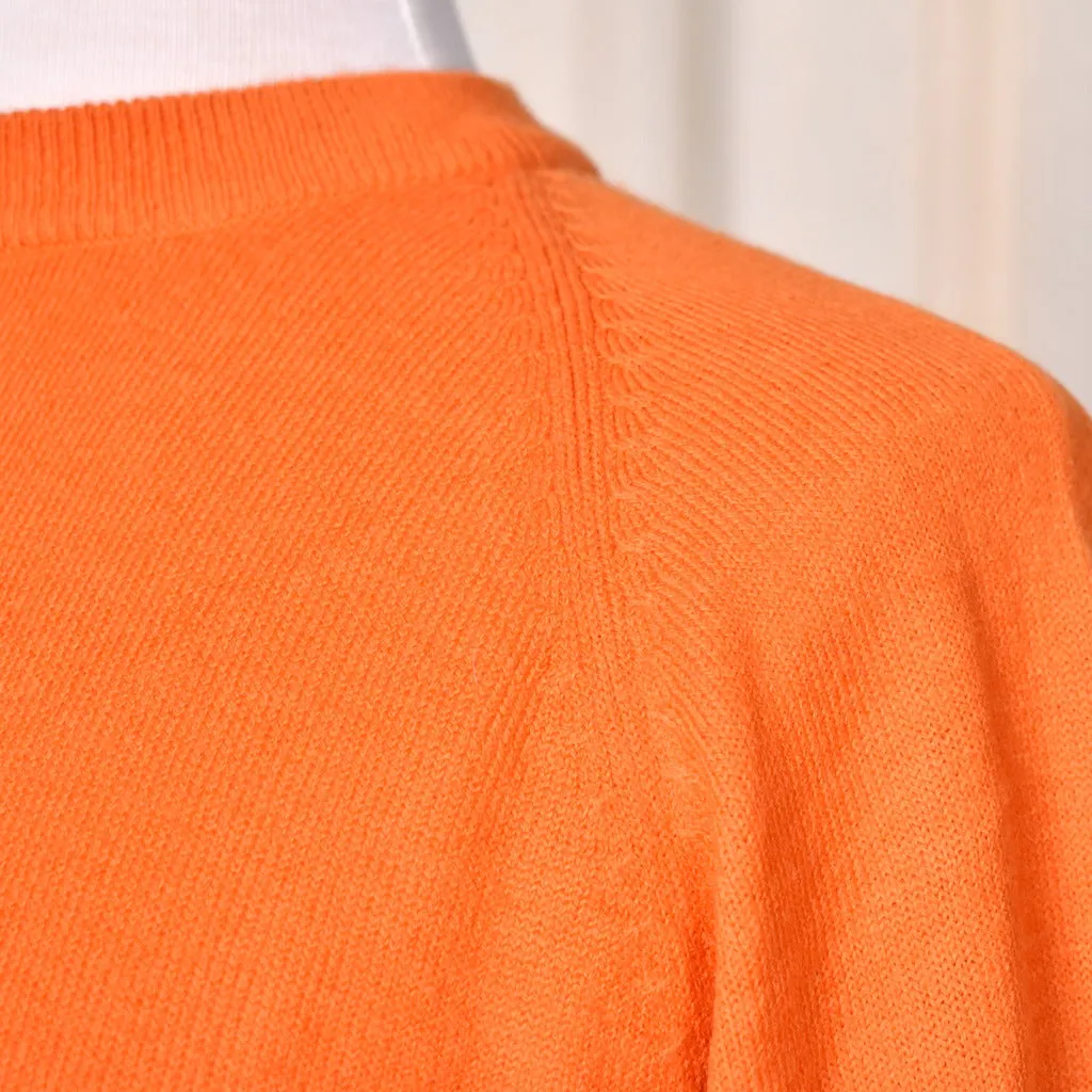 1960s Vintage Orange LS Sweater