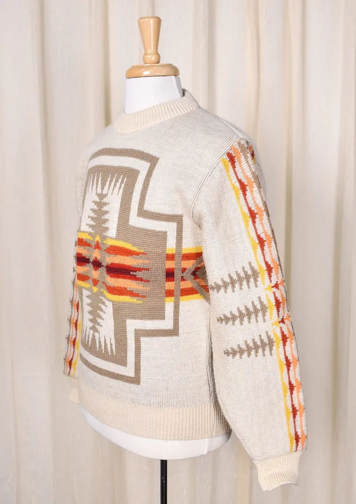 1970s Vintage Pendleton Aztec Sweater
