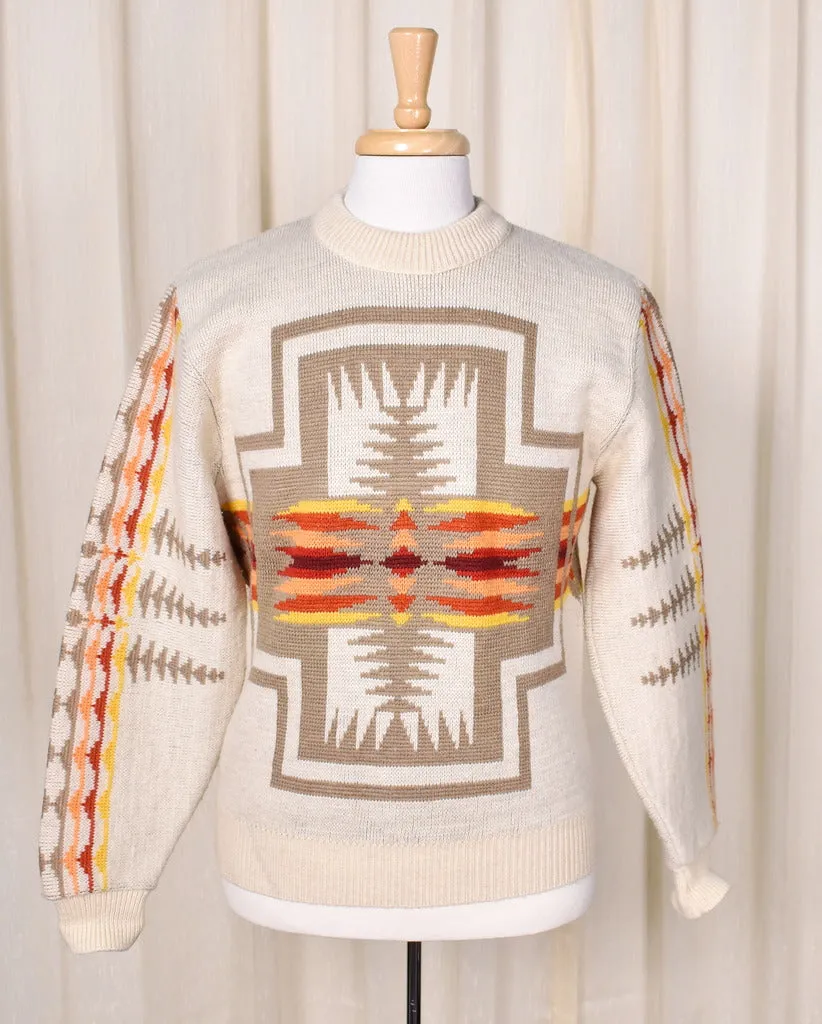 1970s Vintage Pendleton Aztec Sweater