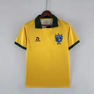 1988 Brazil Home - Retro Jersey
