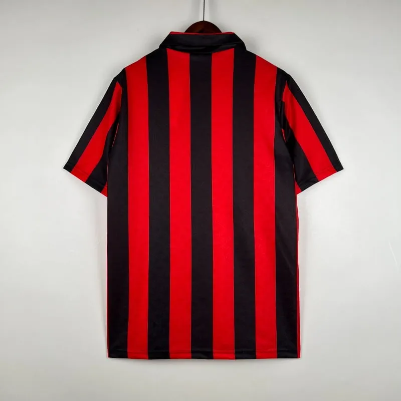 1989 - 1990 AC Milan Home  - Retro Jersey