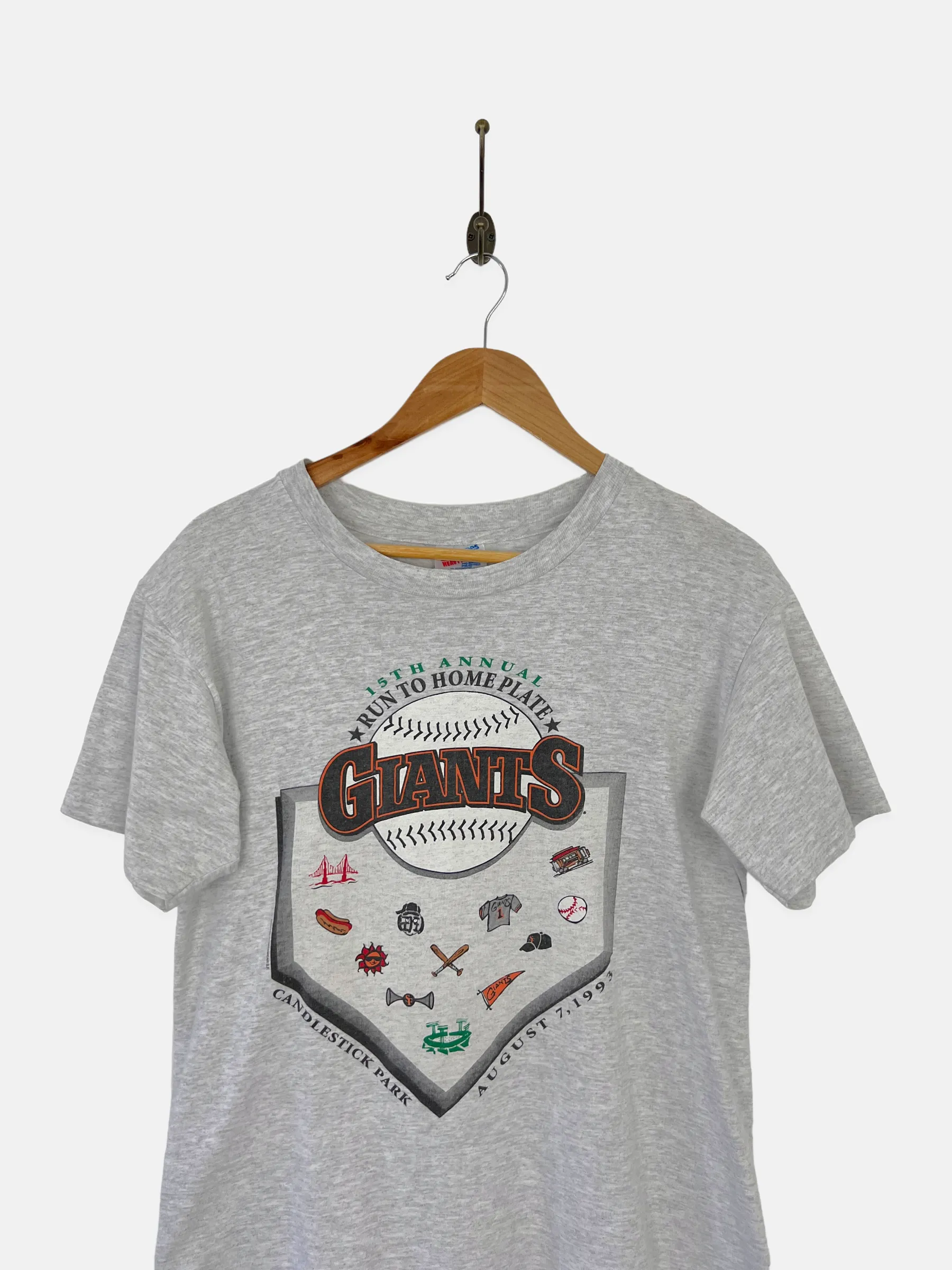 1993 San Francisco Giants MLB Vintage T-Shirt Size 10