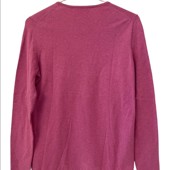 2 Belford Sweater Bundle  sz M Red V-neck Pink Scoop Neck EUC SOFT Modest