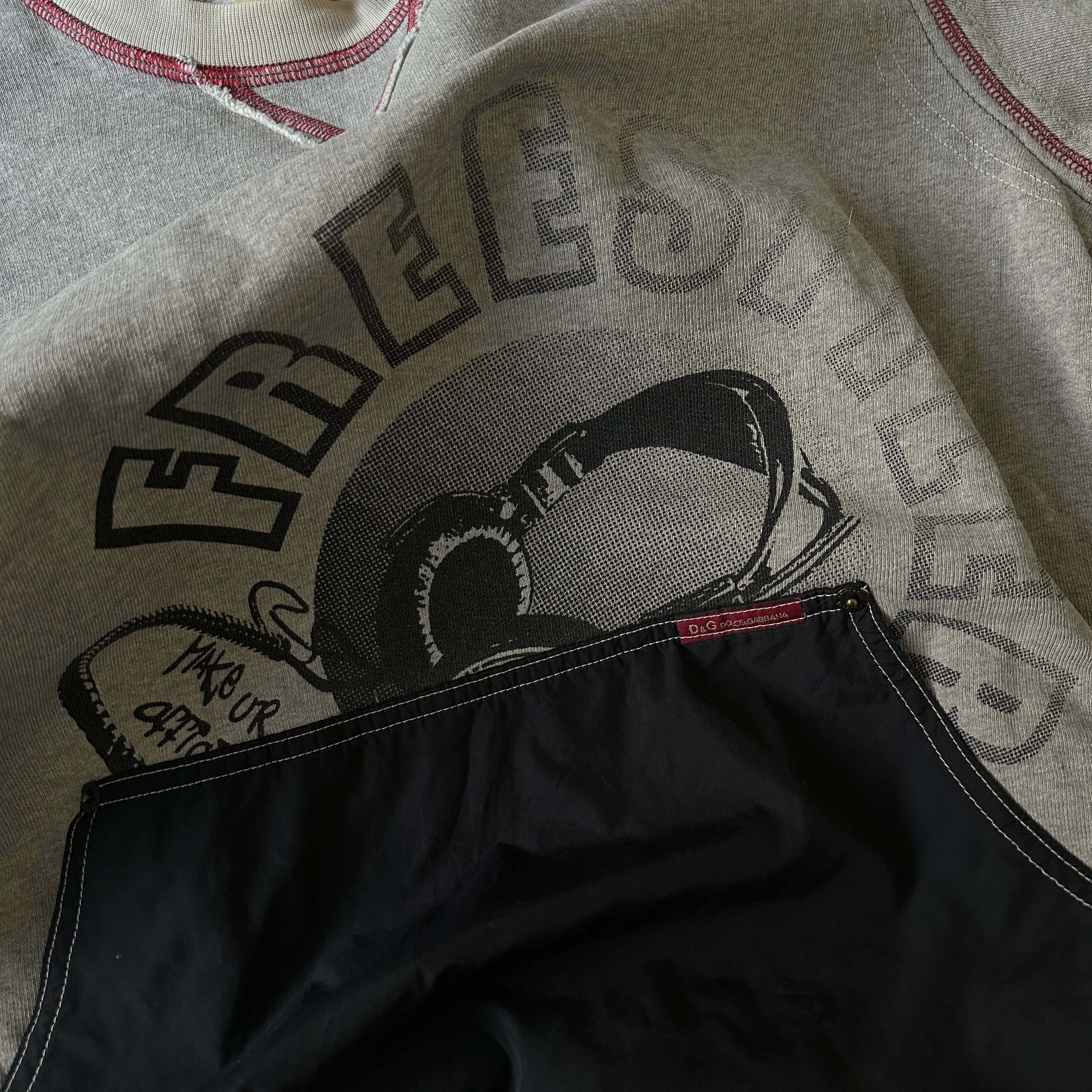 2000s Dolce & Gabbana Layered Crewneck