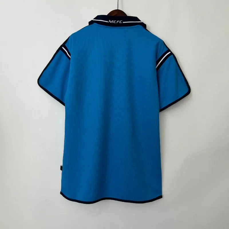 2001 - 2002 Manchester City Home   - Retro Jersey