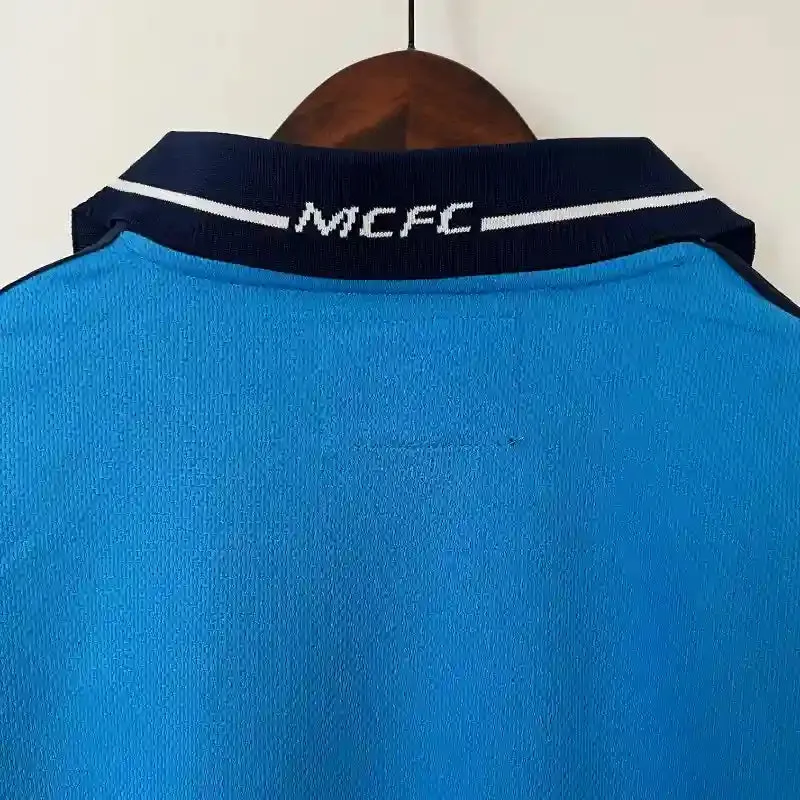 2001 - 2002 Manchester City Home   - Retro Jersey