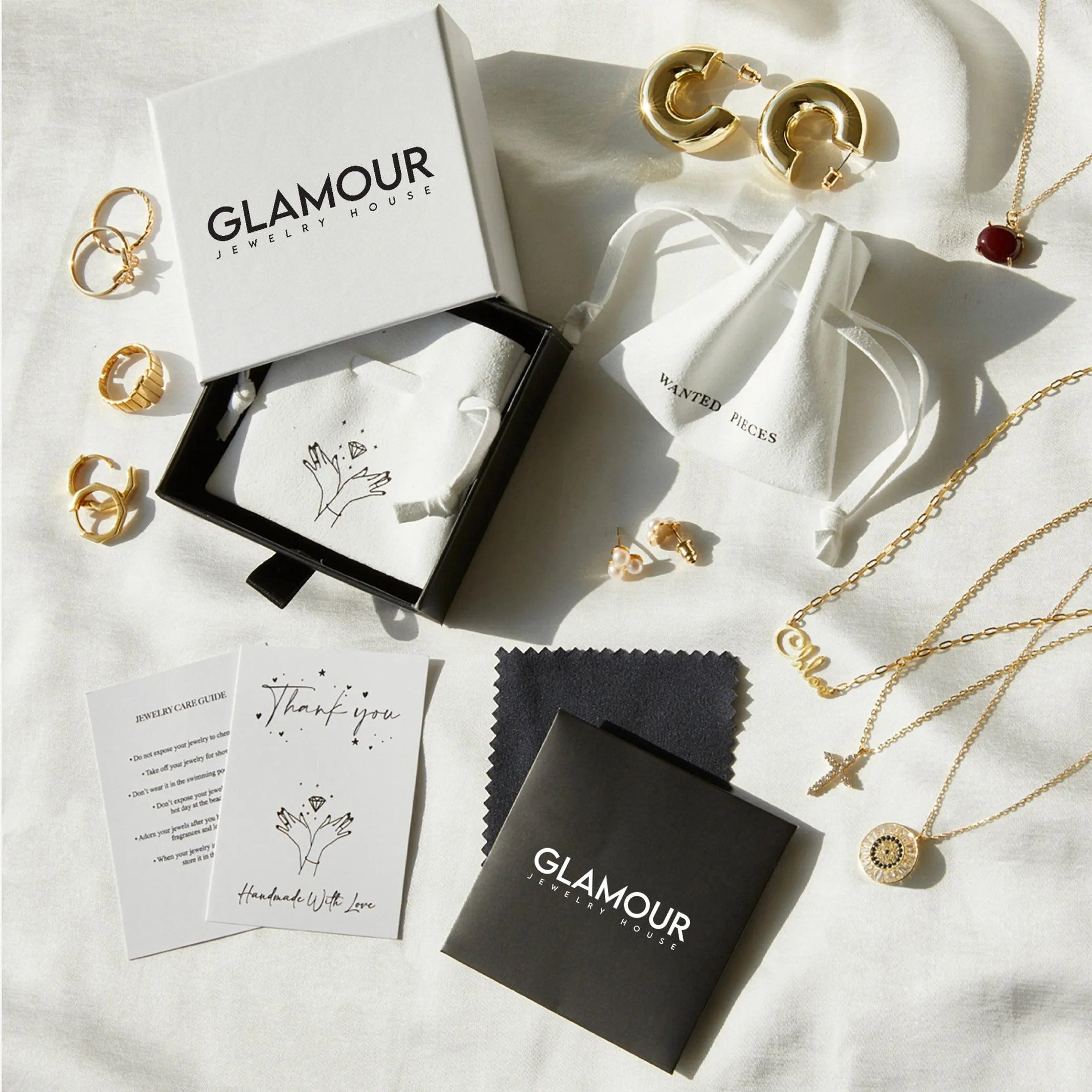 3D Initial Necklace - 18K Gold Vermeil