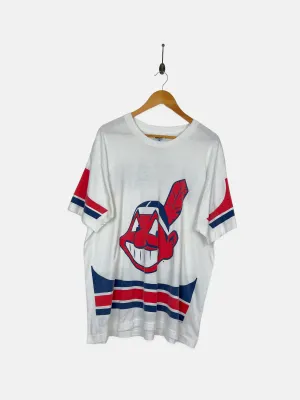 90's Cleveland Indians MLB USA Made Vintage T-Shirt Size XL