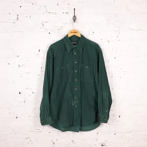 90s Corduroy Shirt - Green - XL