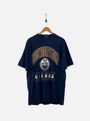 90's Edmonton Oilers NHL Vintage T-Shirt Size XL