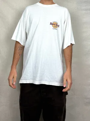 90's Hard Rock Cafe Cozumel 'Save the Reefs' Vintage T-Shirt Size XL-2XL