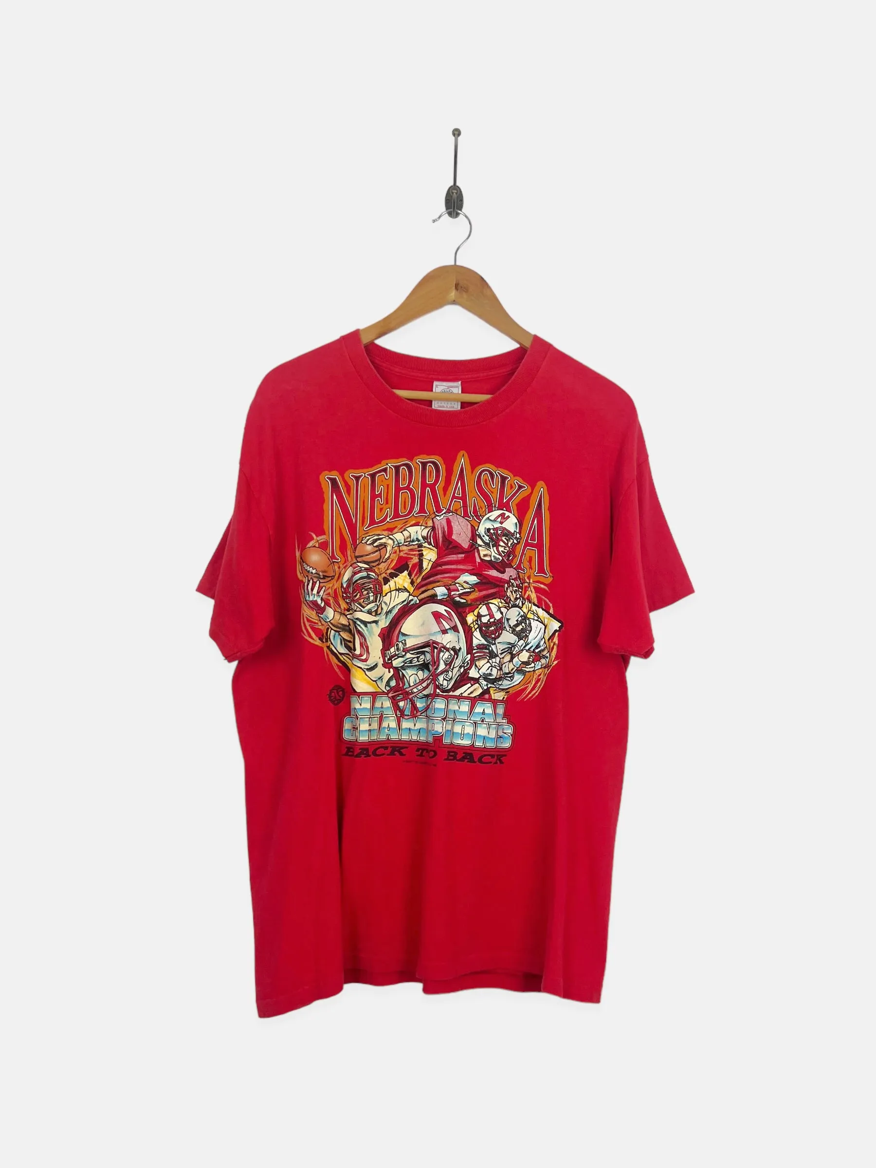 90's Nebraska Huskers USA Made Vintage T-Shirt Size M-L