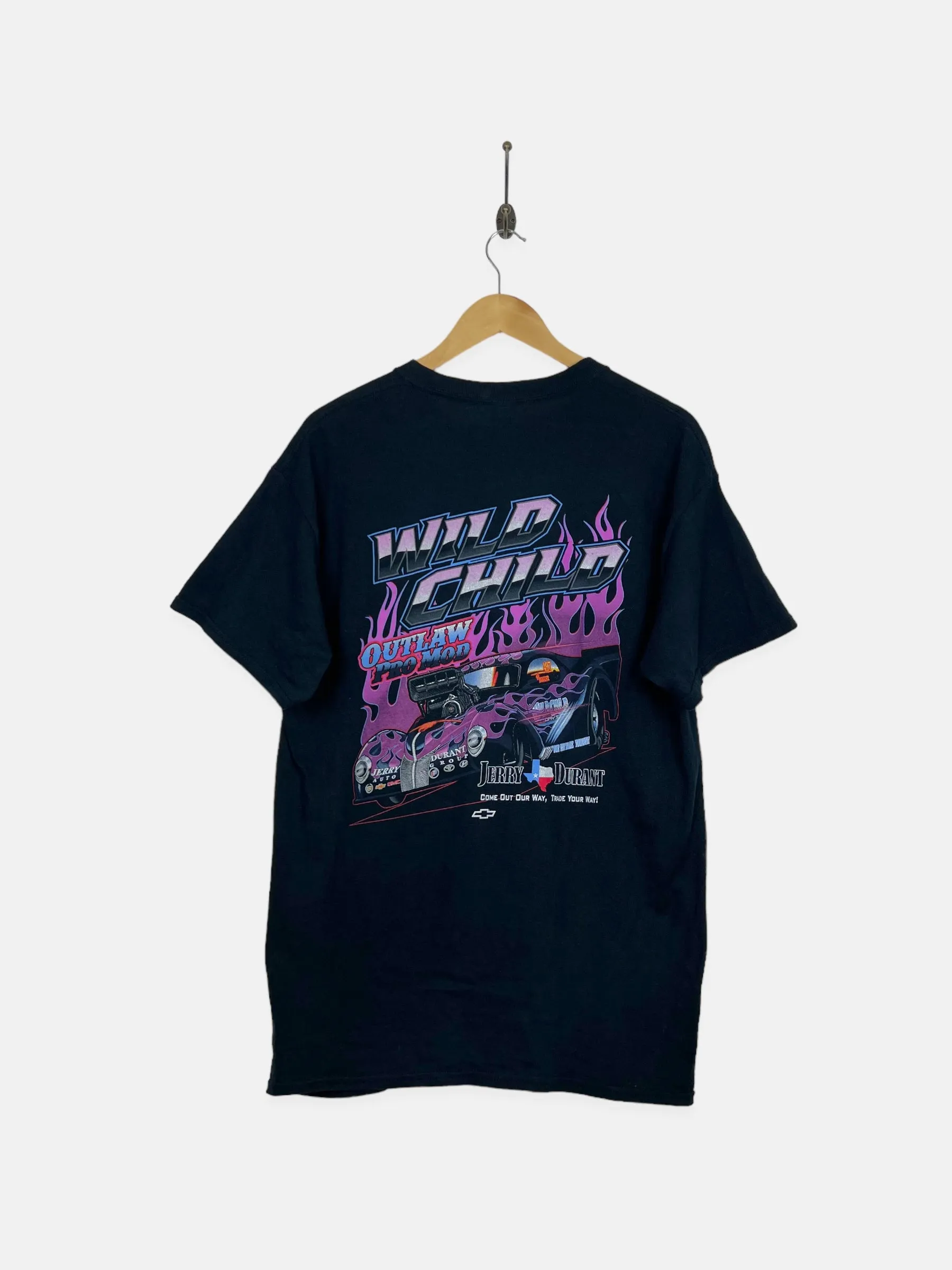 90's Wild Child Outlaw Pro Mod Vintage Racing T-Shirt Size 12-14
