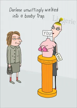 910 Booby Trap (Birthday Card)