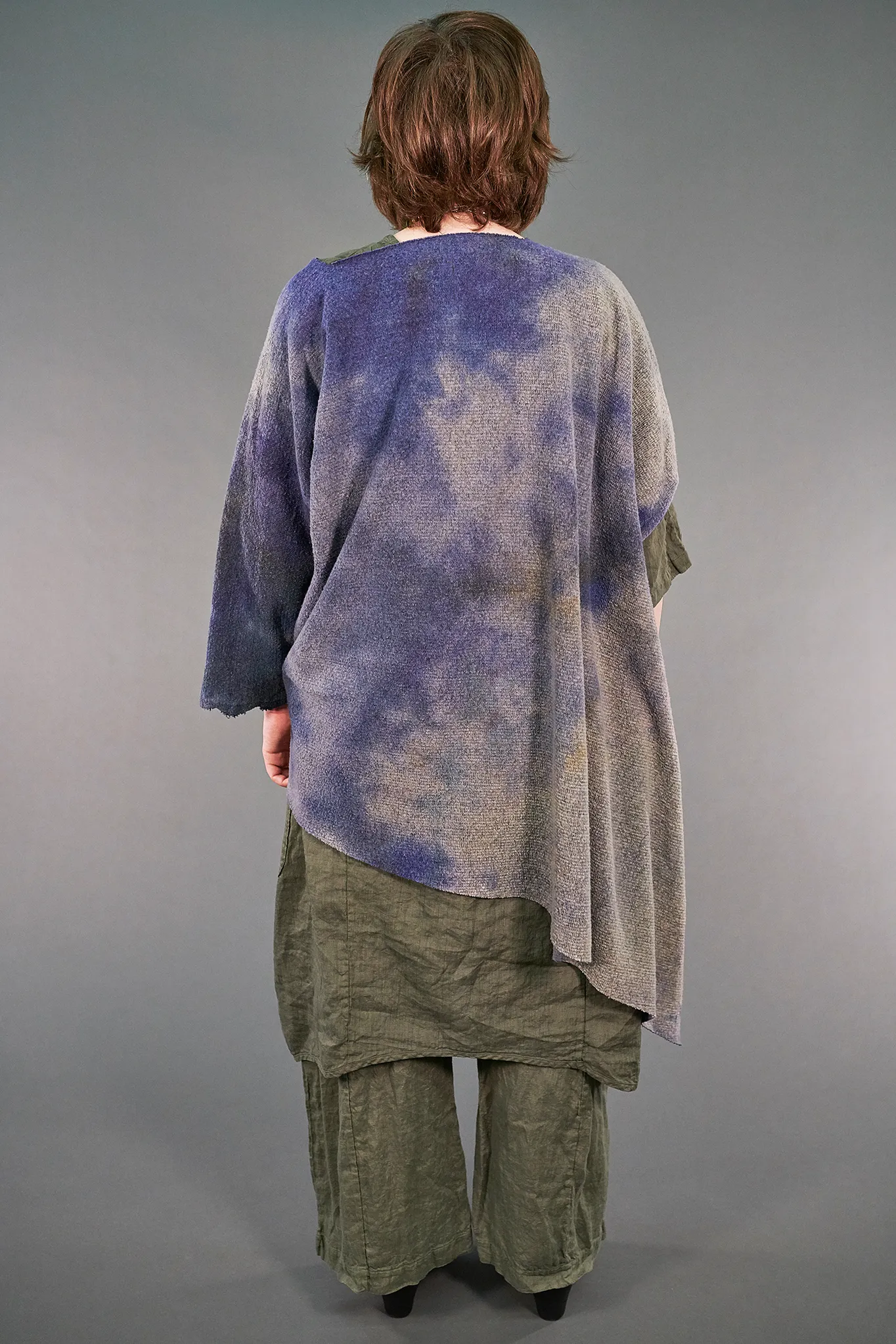 9521  Asymmetric Sweater Ocean-U