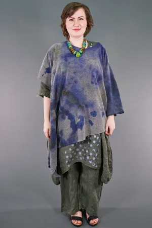 9521  Asymmetric Sweater Ocean-U