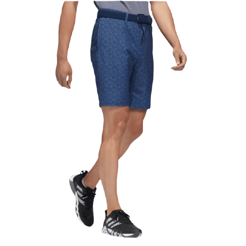 Adidas Ultimate365 9-Inch Printed Golf Shorts - Navy