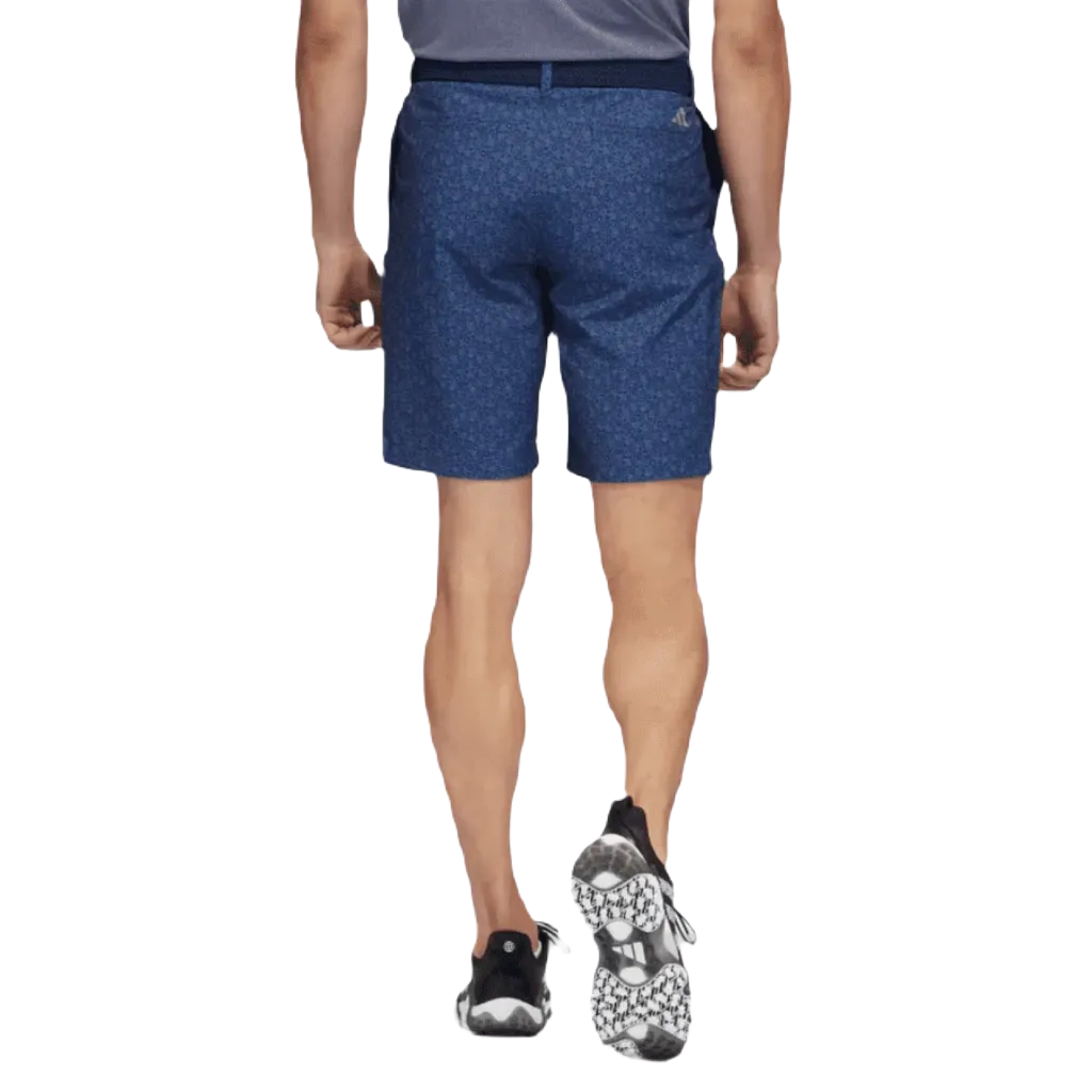 Adidas Ultimate365 9-Inch Printed Golf Shorts - Navy