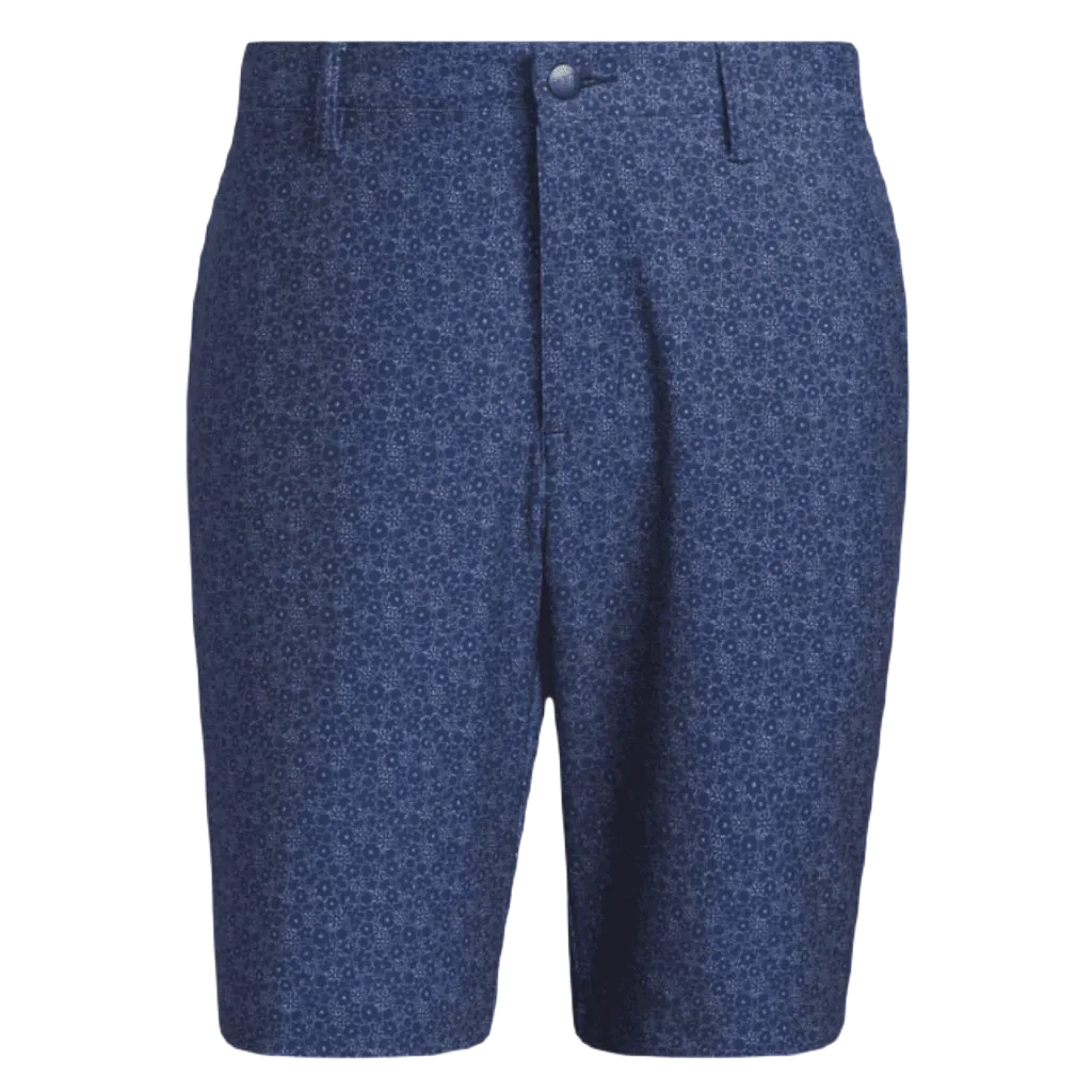 Adidas Ultimate365 9-Inch Printed Golf Shorts - Navy