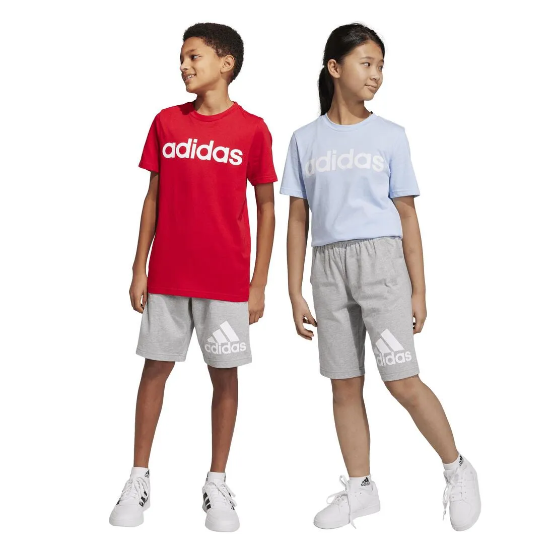 Adidas unisex essentials big logo cotton short