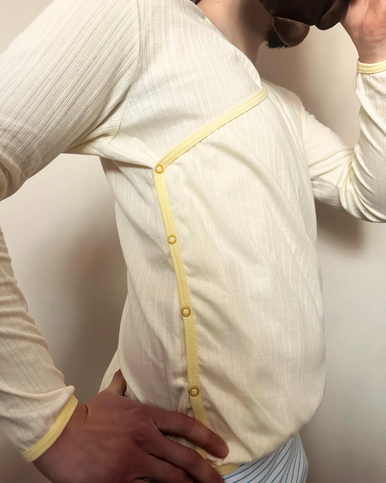 ADULT BABY BLOUSE JACKUARD FABRIC