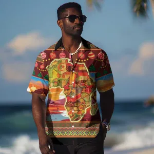 African Christmas Hawaiian Shirt Afro Heritage and Celebrated DT03
