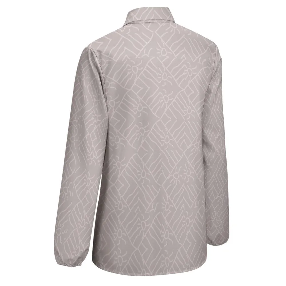 African Print Shirts for Ladies, Blush | Modern African Clothing