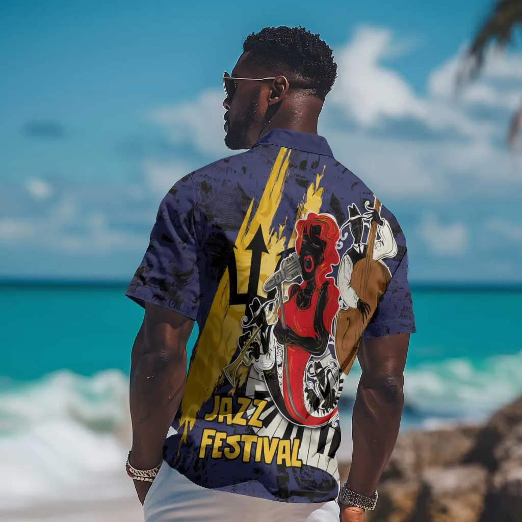 Afro-Barbados Jazz Festival Hawaiian Shirt Abstract Jazz Art LT03