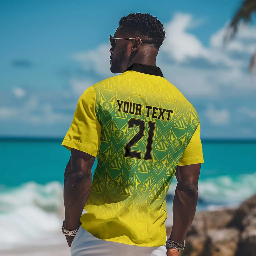 Afro-Jamaicans Custom Hawaiian Shirt Reggae Boyz With Traditional Pattern LT9