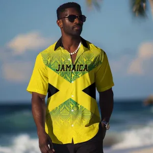 Afro-Jamaicans Custom Hawaiian Shirt Reggae Boyz With Traditional Pattern LT9