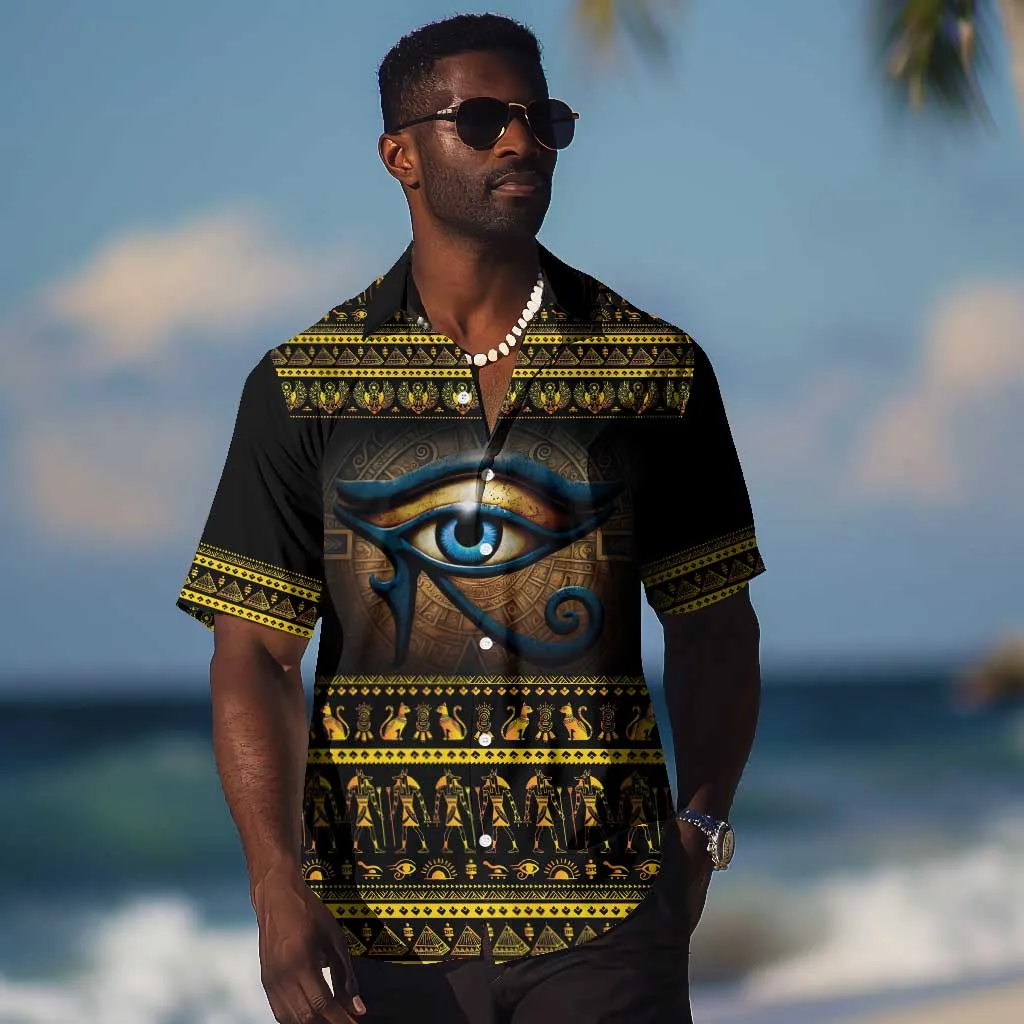 Ancient Egypt Eye Of Ra Hawaiian Shirt Sun To The Egyptians LT14