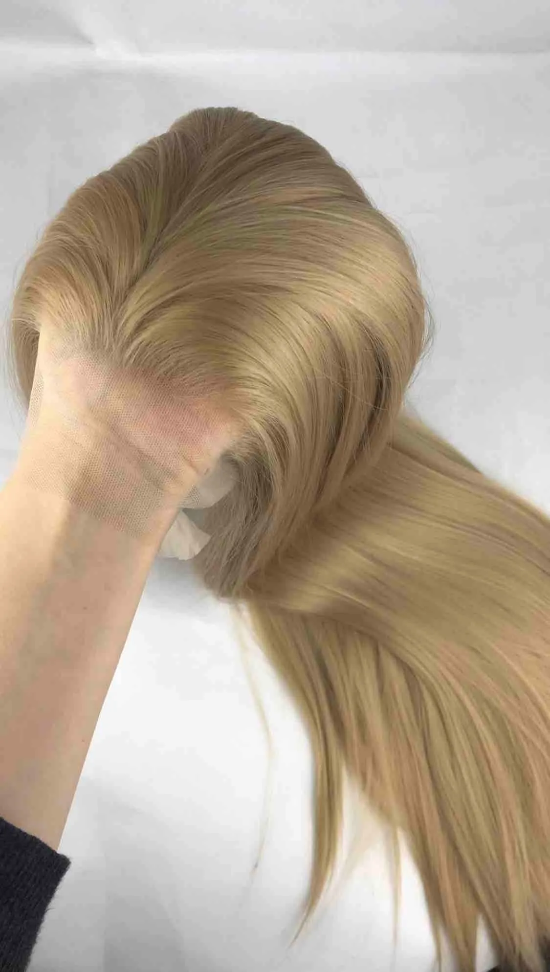 Ariana Blonde 2024｜Pre-Plucked Synthetic Swiss Heat-resistant Lace Front Wig