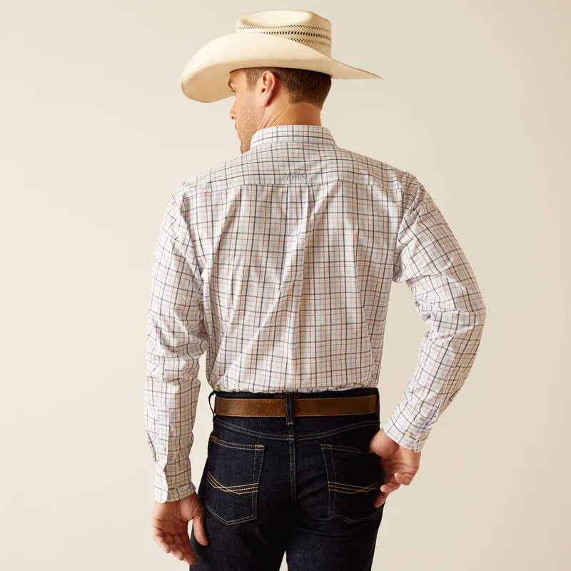 Ariat® Men's Pro Series "Dan" Classic Fit Western Shirt - White