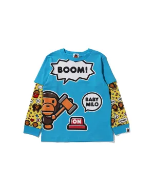 Baby Milo Speech Balloon Layered L/S Tee
