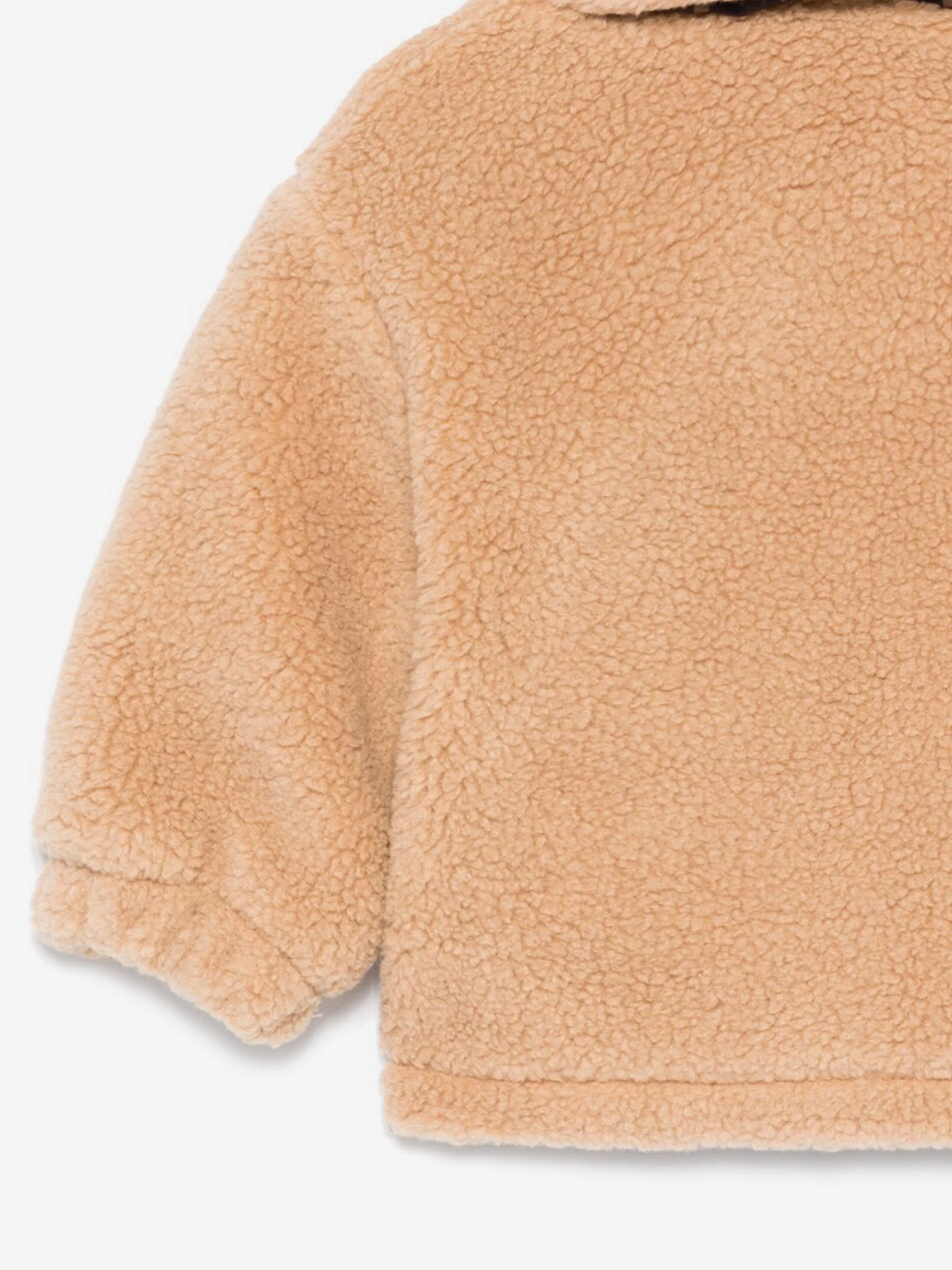 Baby Teddy Fleece Jacket in Beige