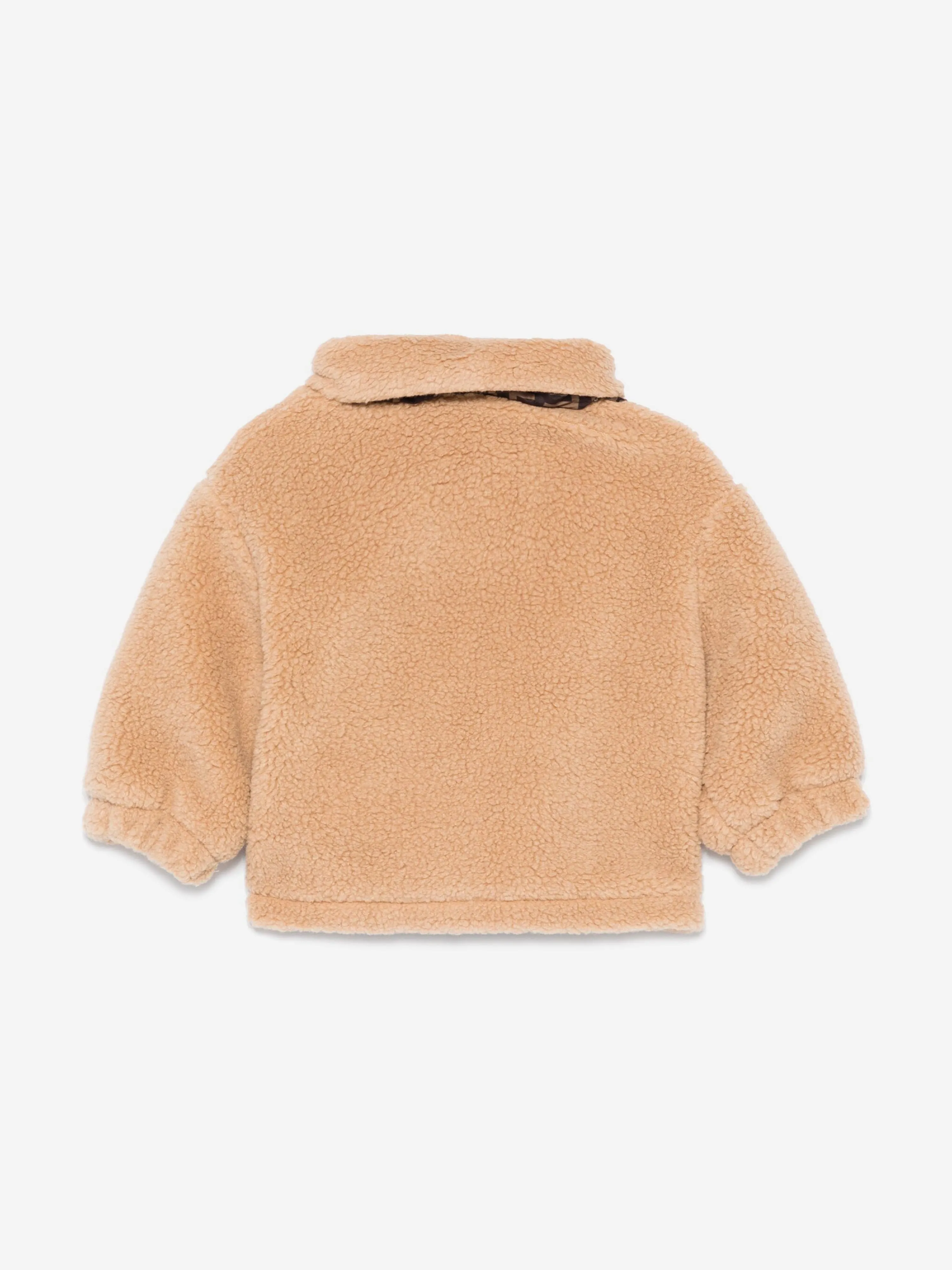 Baby Teddy Fleece Jacket in Beige