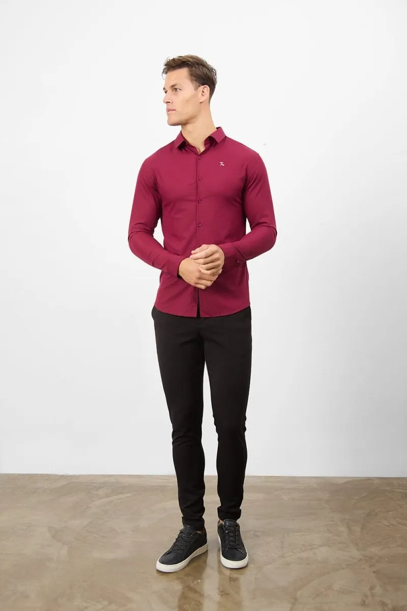 Bamboo Shirt in Claret