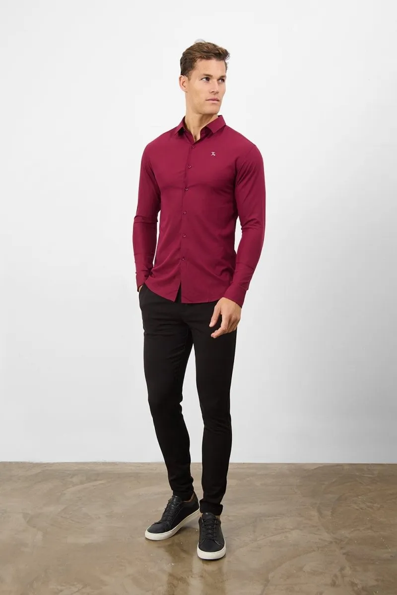 Bamboo Shirt in Claret
