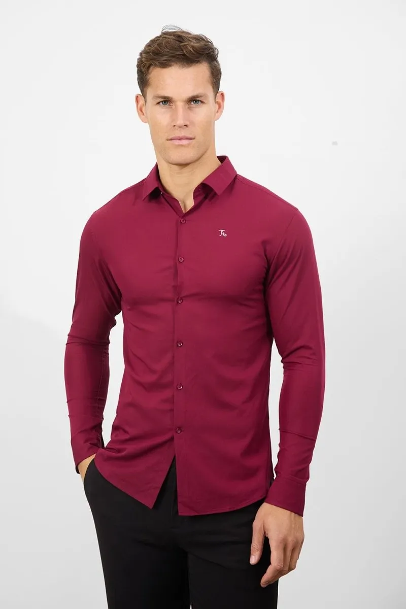 Bamboo Shirt in Claret