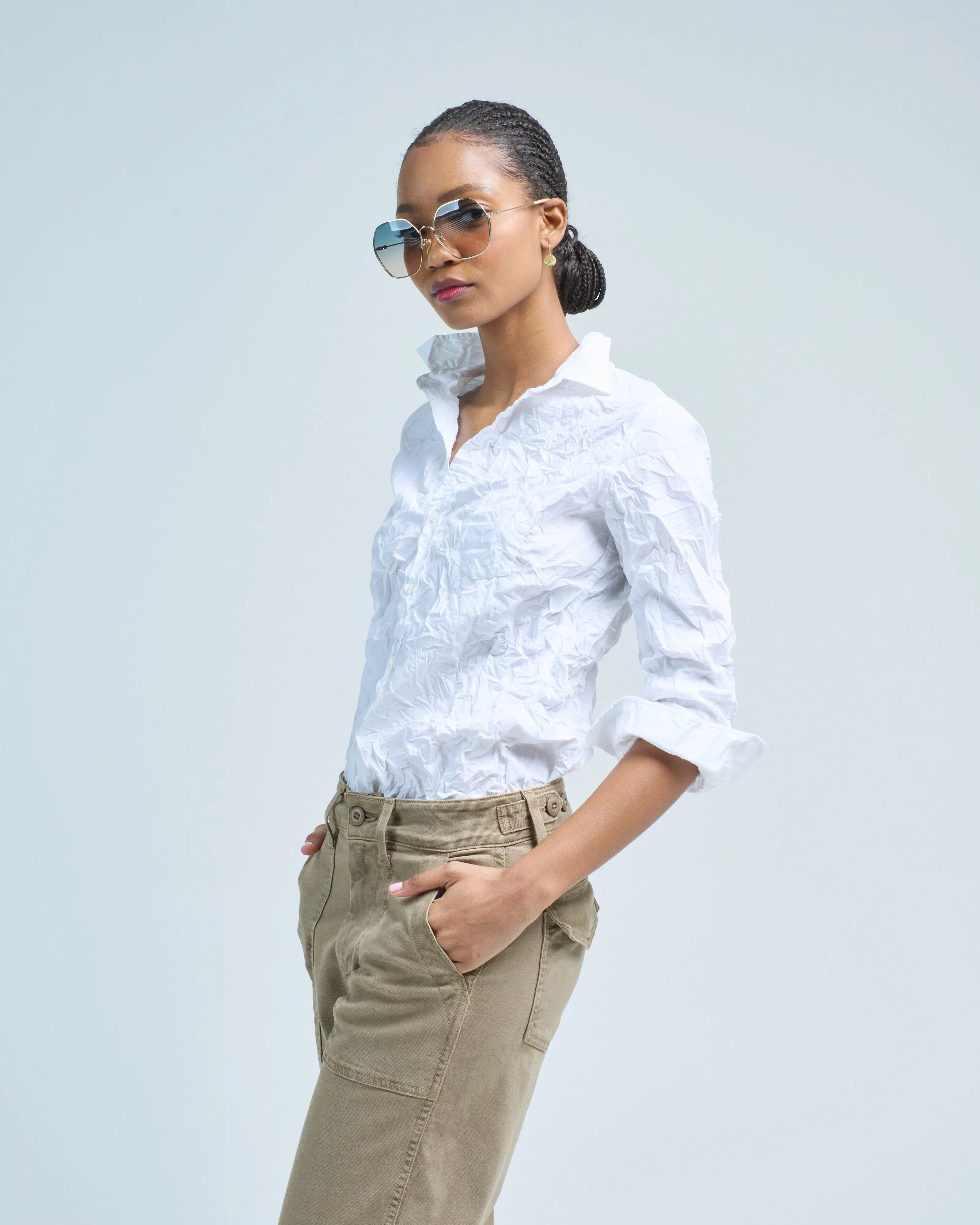 barry tailored button up shirt