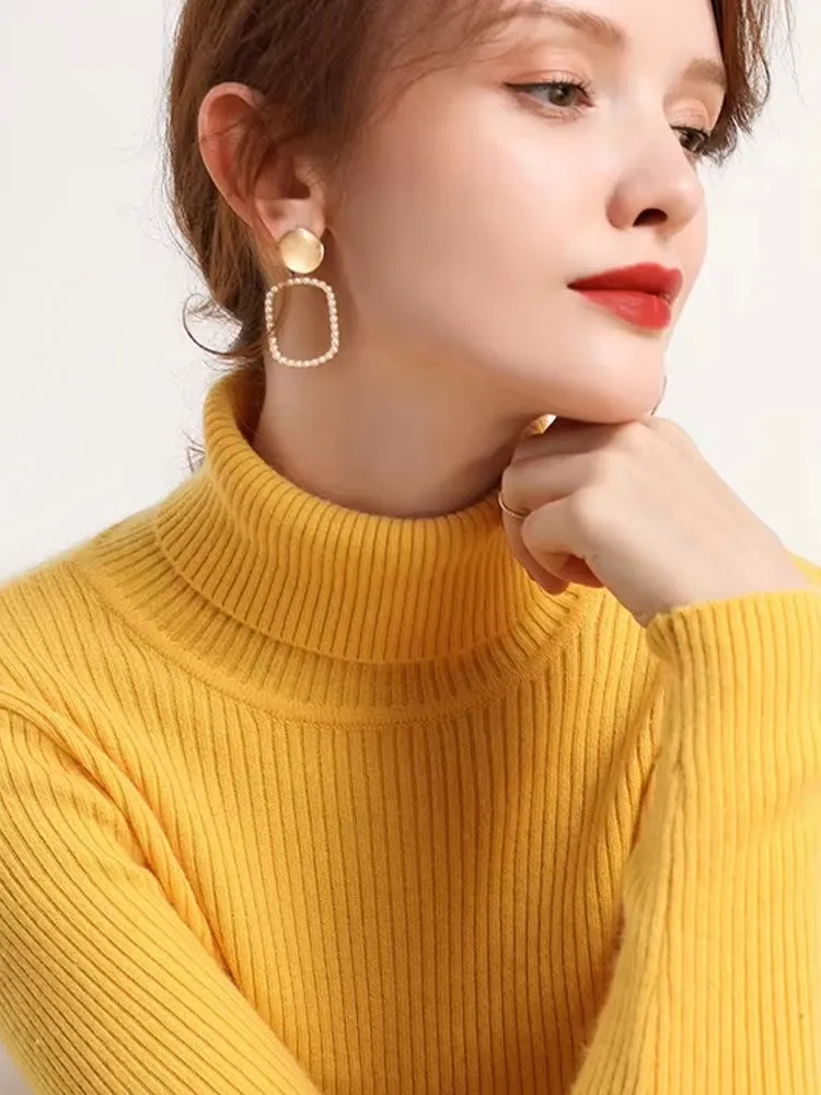 Basic Soft Top Sweaters For Women