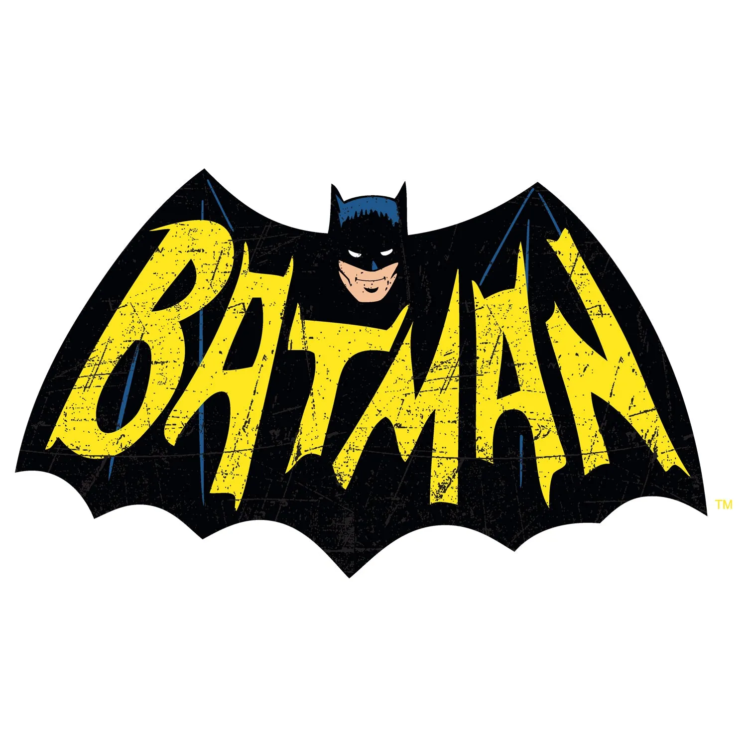 Batman 66 Logo Official Men's T-Shirt (White)