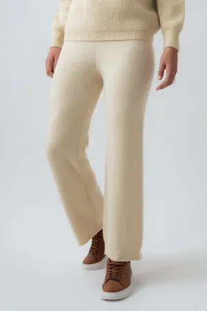 Beige Straight Fit Trousers