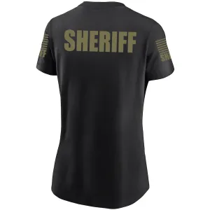 Black Sheriff Women's Shirt - Short Sleeve (Green)
