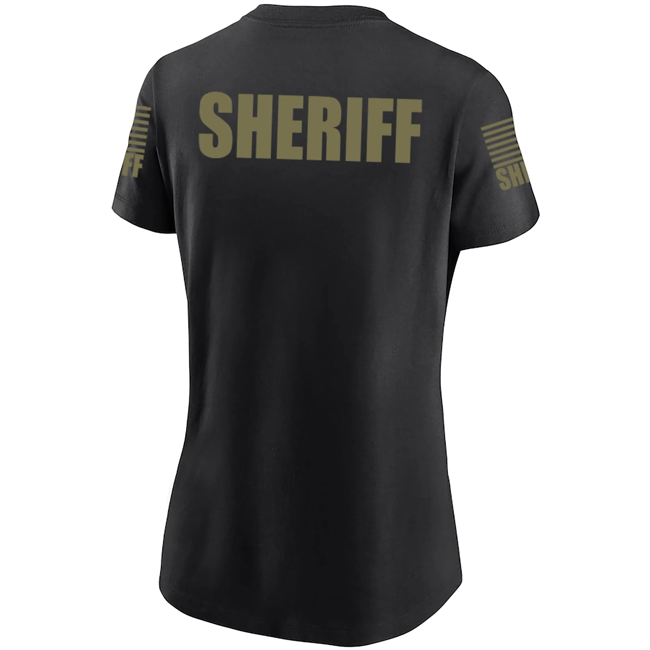 Black Sheriff Women's Shirt - Short Sleeve (Green)
