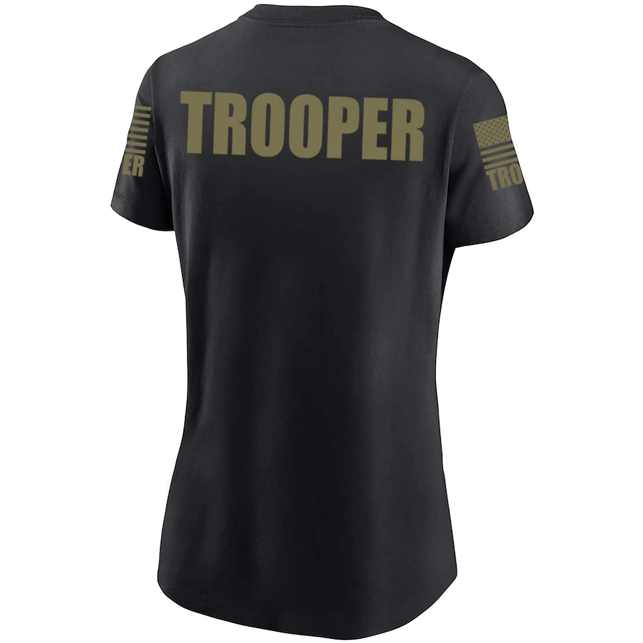 Black Trooper Women's Shirt - Short Sleeve (Green)