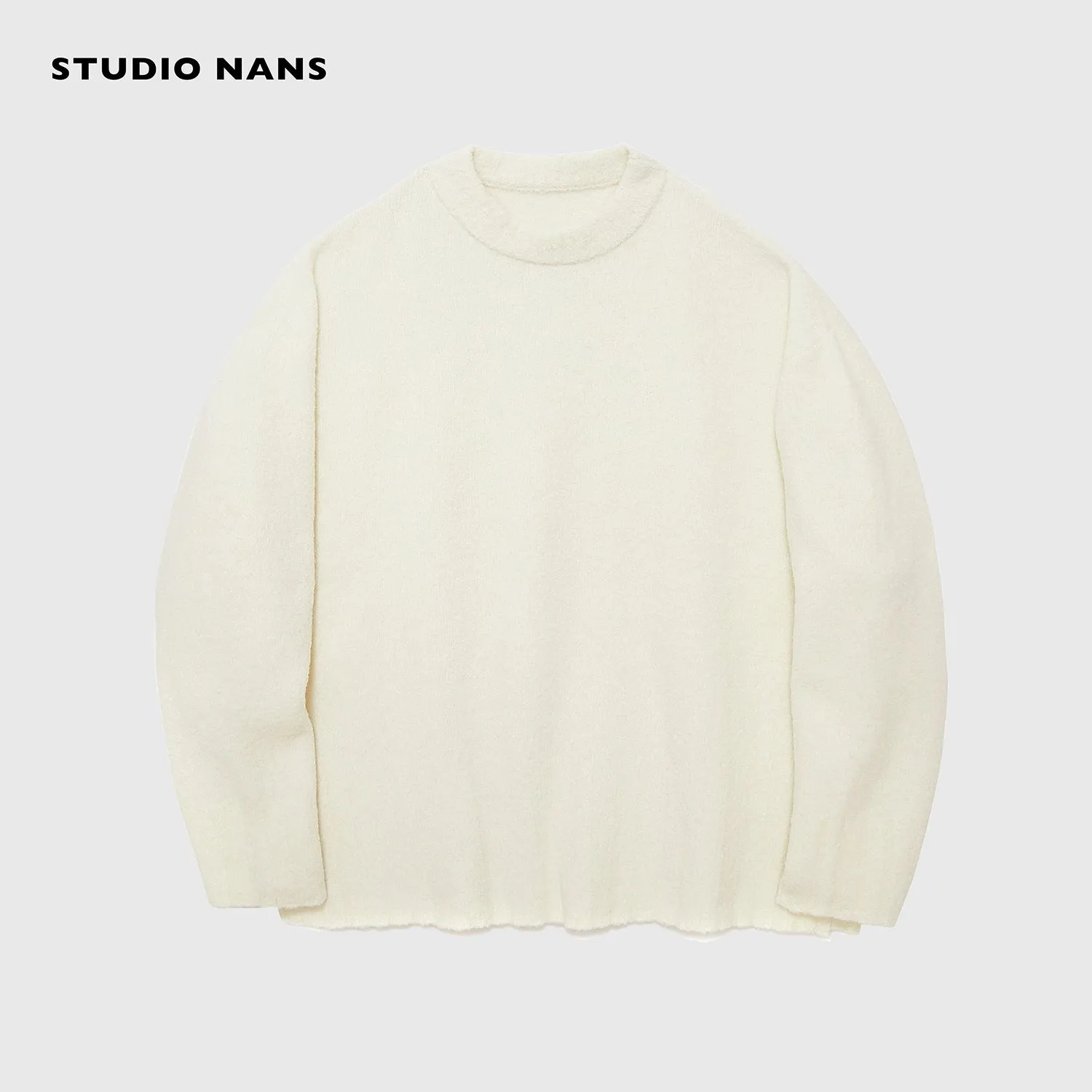 Bouclé Yarn Textured Sweater